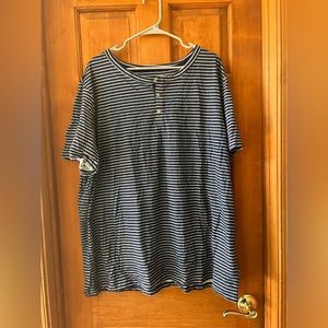 Blue stripe Top, Merona